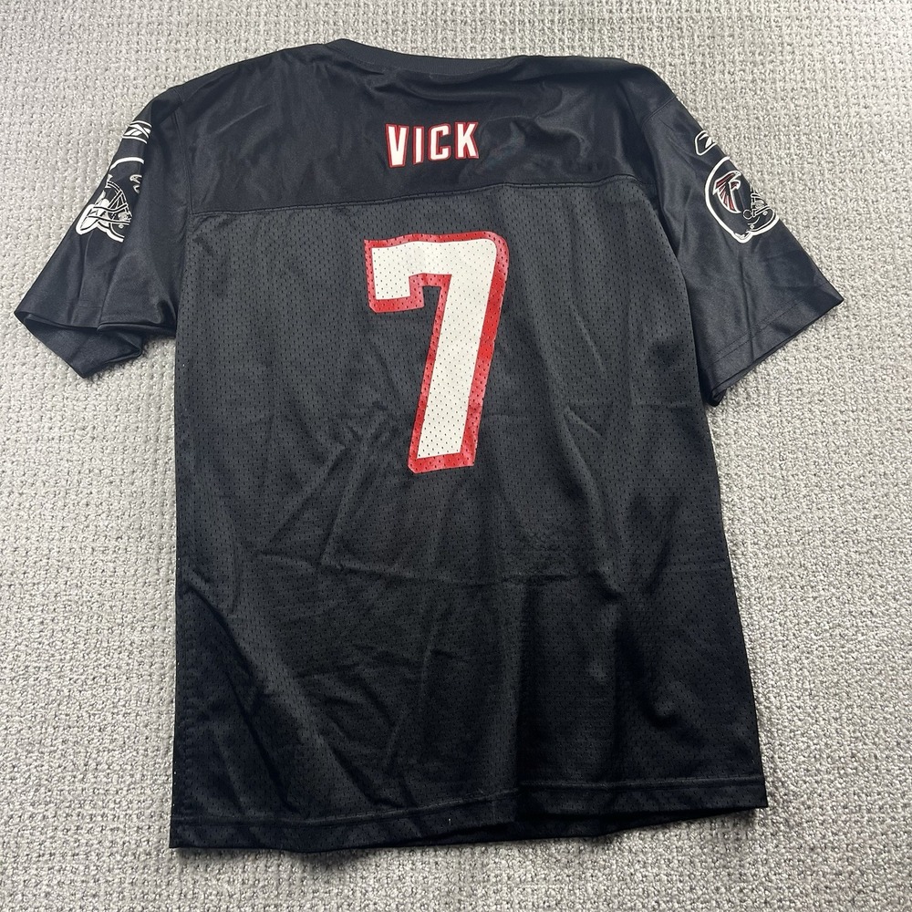 Michael Vick #7 Atlanta Falcons Jersey Reebok Vintage NFL Youth Boys XL 18-20